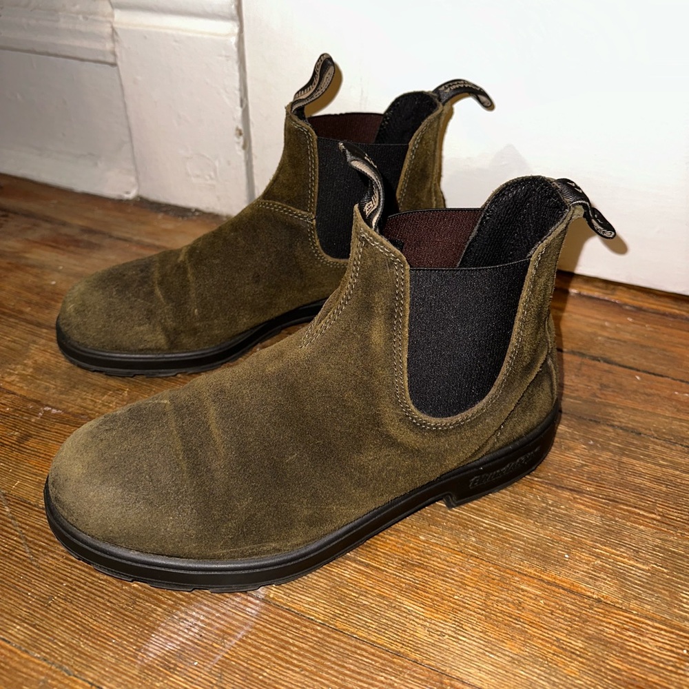 Blundstone Originals #1615 Dark Olive Suede